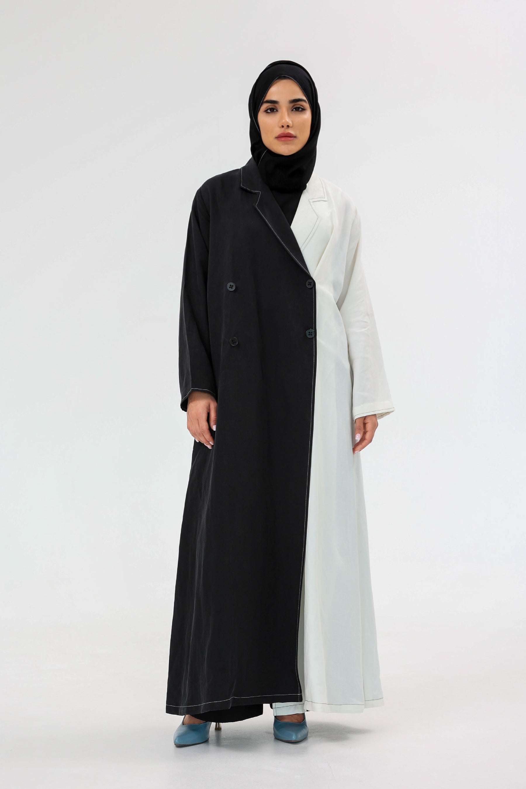 Monochrome Blazer Abaya