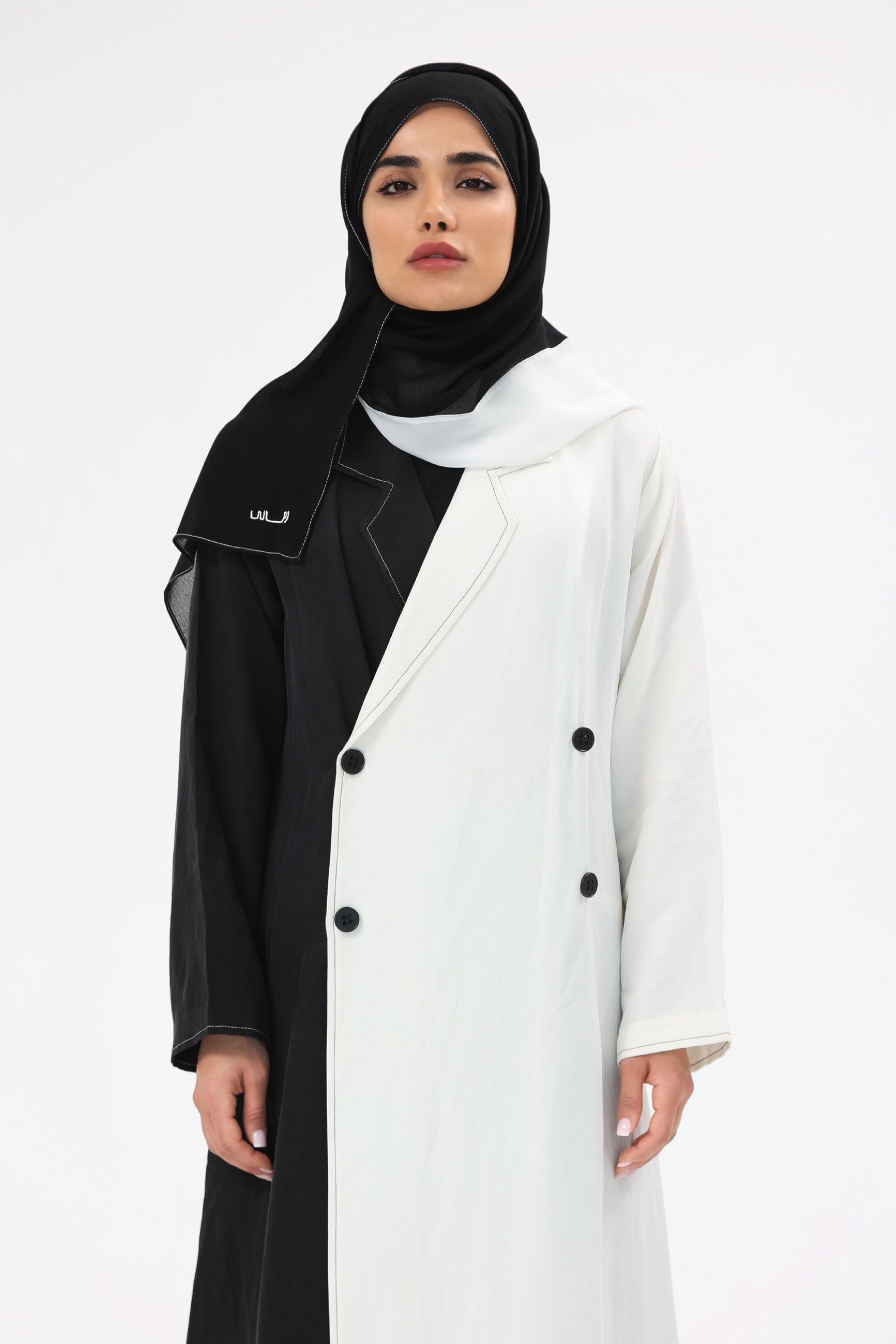 Monochrome Blazer Abaya