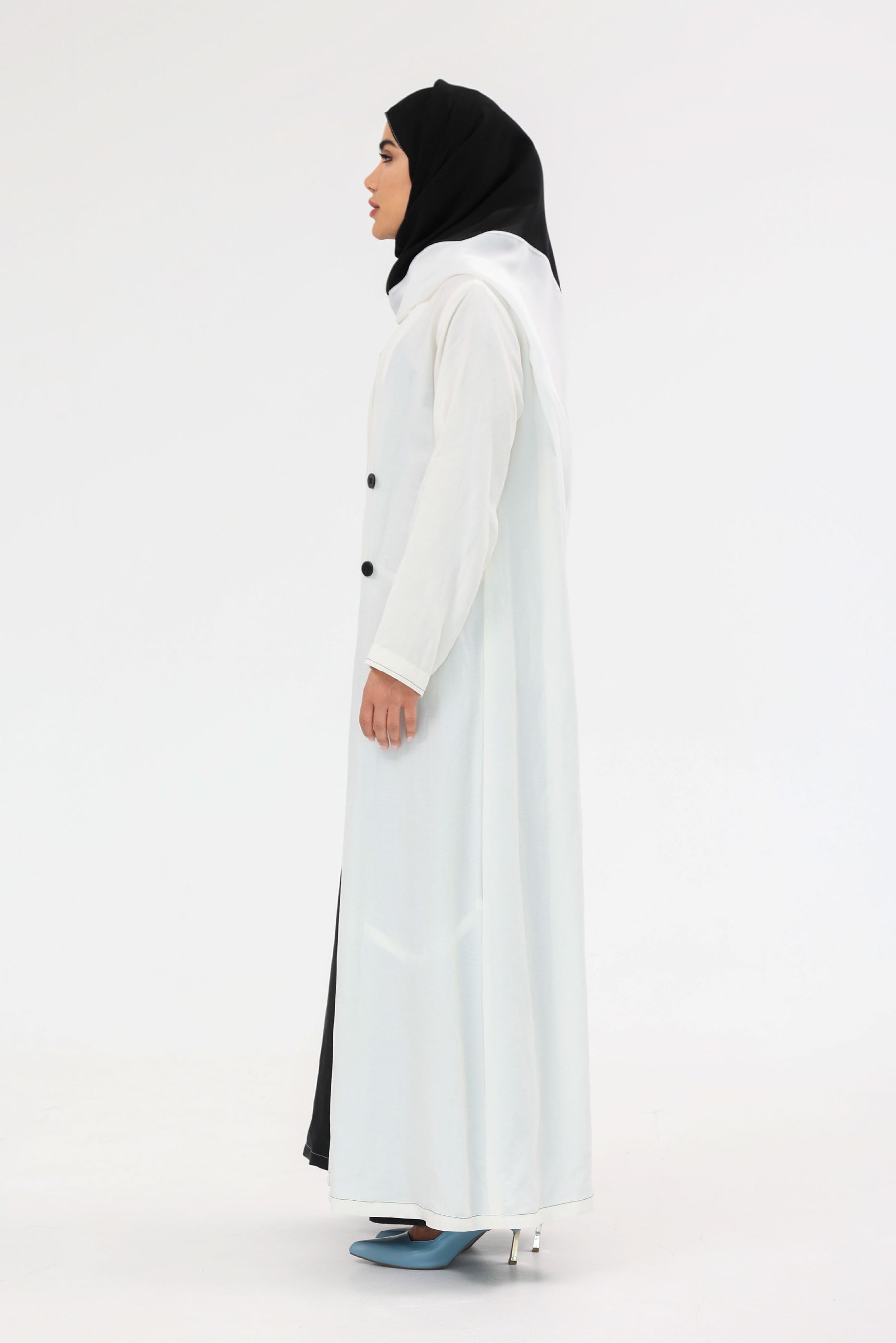 Monochrome Blazer Abaya