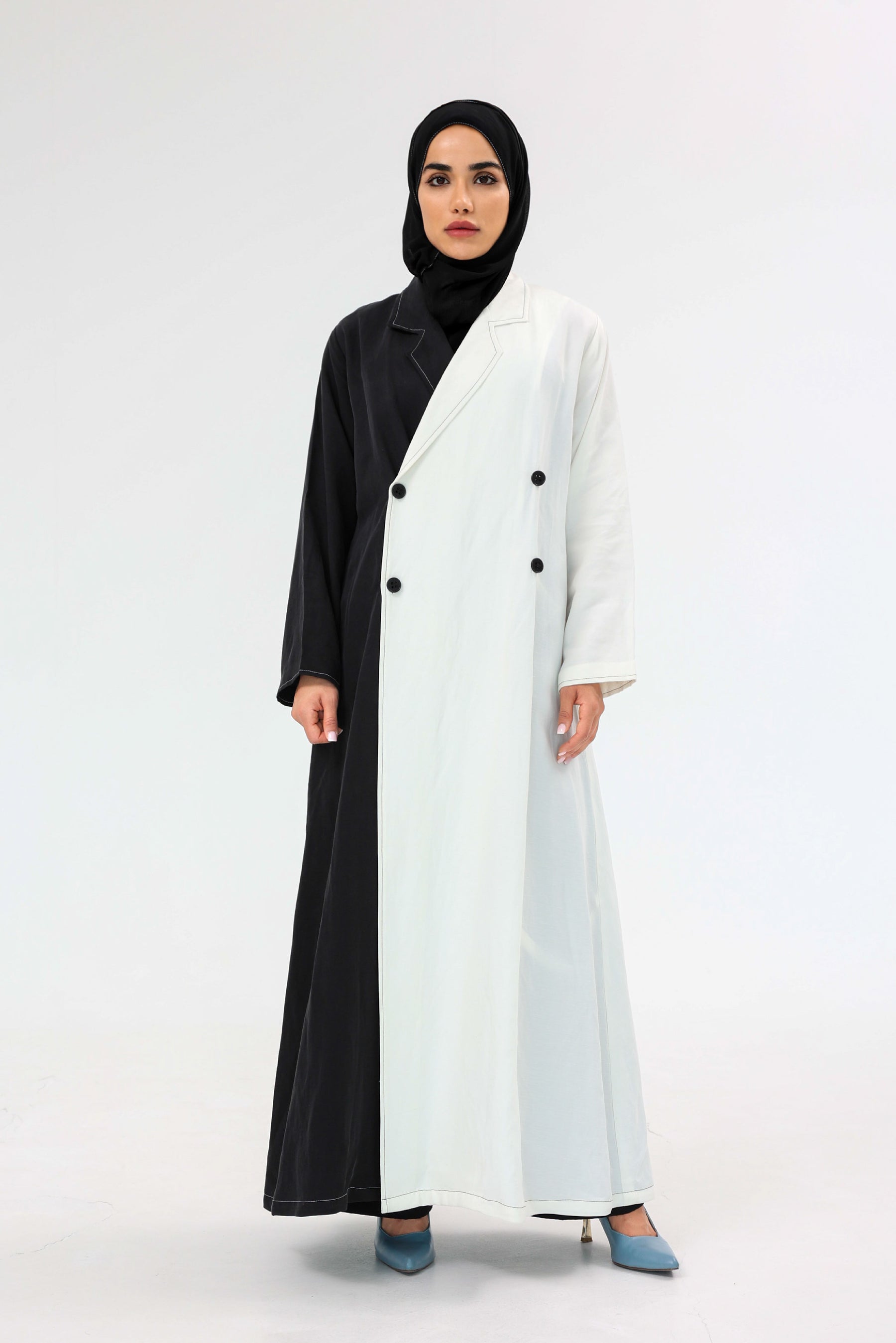 Monochrome Blazer Abaya