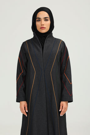 Colorful Geometric Abaya