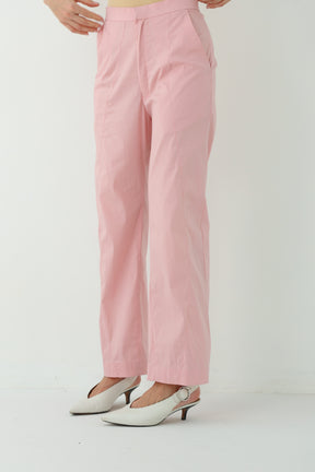 High-Waisted Pink Pants