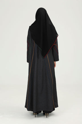 Colorful Geometric Abaya