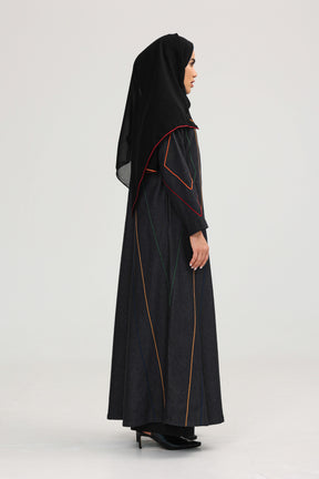 Colorful Geometric Abaya