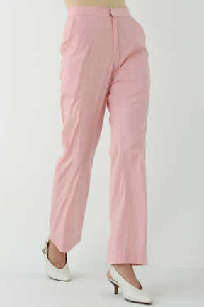 High-Waisted Pink Pants