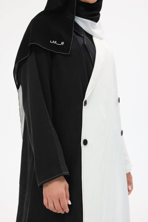 Monochrome Blazer Abaya