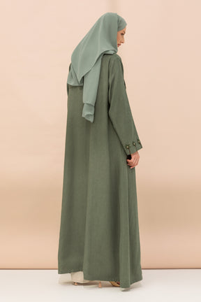 Green Abaya with Date Palm