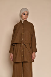 Belted Sadu Coat