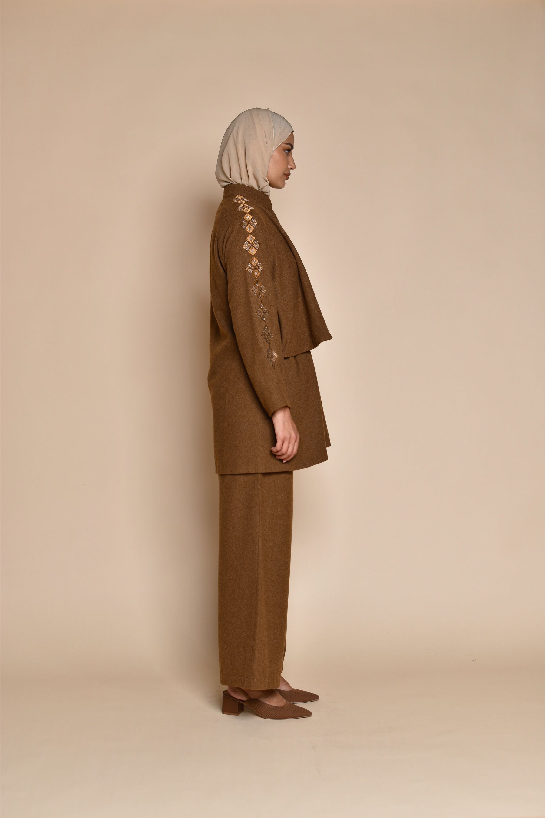 Belted Sadu Coat