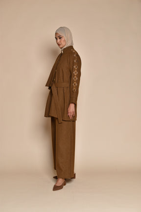 Belted Sadu Coat