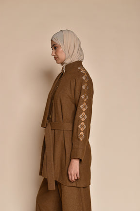 Belted Sadu Coat